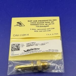 VALVE FUEL DRAIN 1/8-27 NPT CAV-110H-4