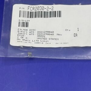 FILTER DISC FCR2030-2-2