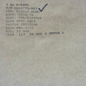 ORING MS28775-007
